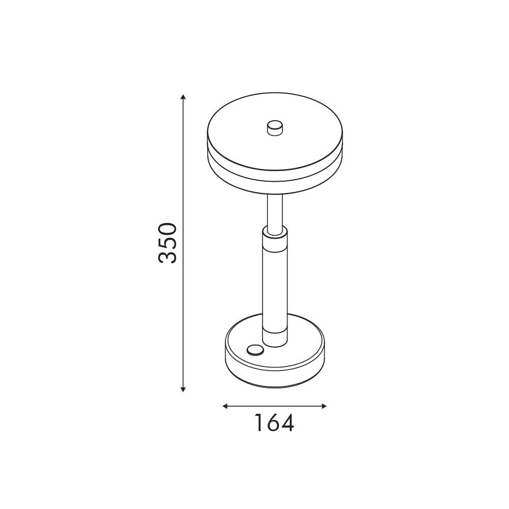 ASIAN-ΦΩΤΙΣΤΙΚΟ ΕΠΙΤΡΑΠΕΖΙΟ ΑΜΜΩΔΕΣ ΜΑΥΡΟ ΑΛΟΥΜΙΝΙΟΥ LED SMD 11W DIMMABLE 2700K 715LM IP20 164X350MM