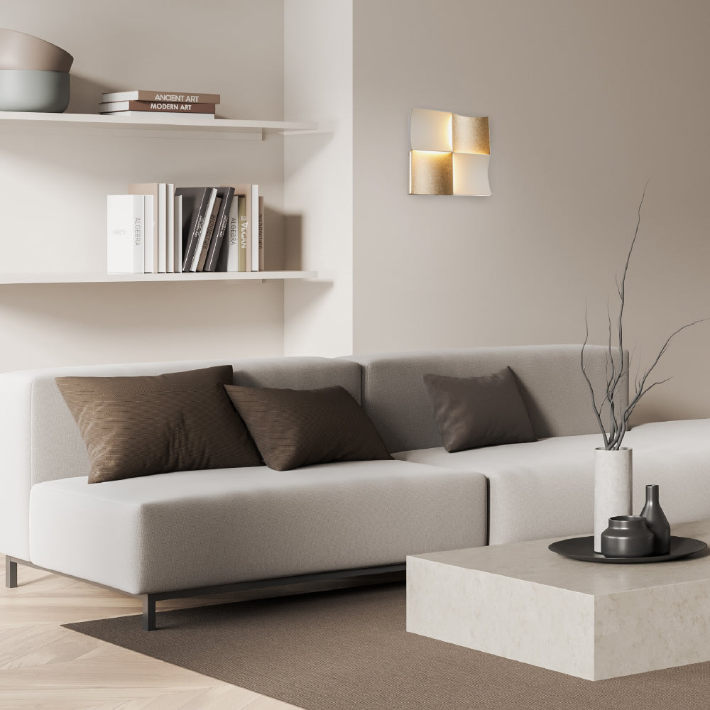 CHESSY-ΦΩΤΙΣΤΙΚΟ ΕΠΙΤΟΙΧΟ ΧΡΥΣΟ ΑΜΜΩΔΕΣ ΛΕΥΚΟ ΑΛΟΥΜΙΝΙΟ LED SMD 21W CCT 1050LM IP20 211X55X211MM