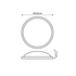 LED PC BLACK CEIL LUMINAIRE 230V AC IP65 20W 1800lm 6000K 110° Ra80 - ledmania.gr