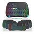 Mini keyboard No brand I10, USB 2.4GHz, Bluetooth, Touchpad, Black (13056)