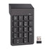 Keyboard No brand K1, Num pad, Wireless, Black (6184)