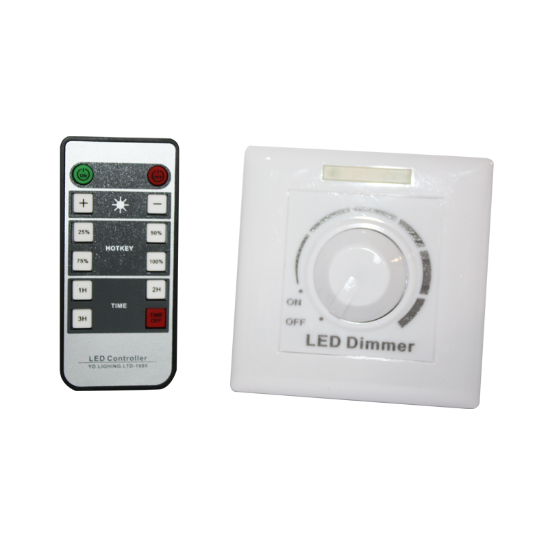 WALL LED TRIAC DIMMER 200W 220V AC & RF REMOTE - ledmania.gr