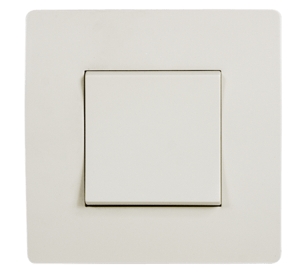 EL BASIC TG115 1 BUTTON CROSS WAY SWITCH CREAM-OLD