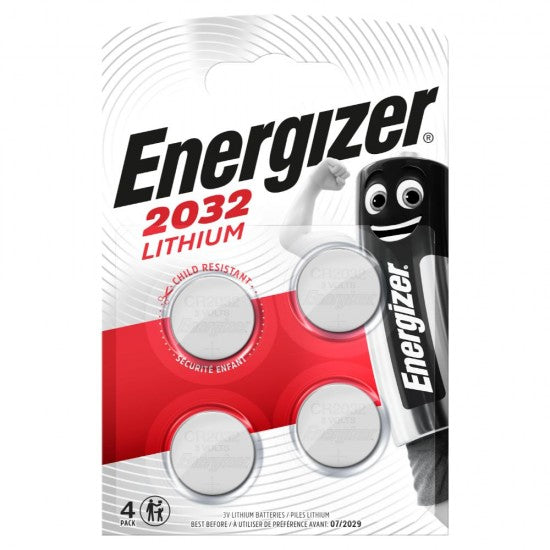 Energizer Μπαταρία Λιθίου CR2032 3V 4BL