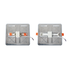 FLEXIBLE W SQUARE LED SLIM PANEL 19W 6000K 1520Lm 230V Φ50-210 120° Ra80 - ledmania.gr