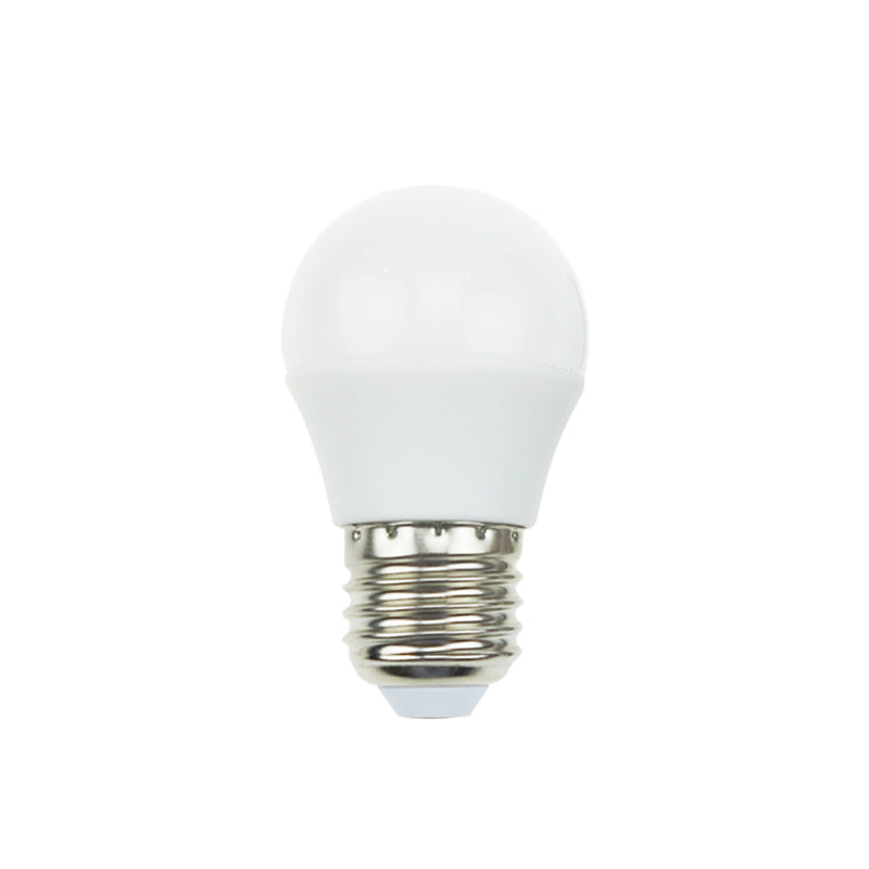 LED SMD E27 G45 5W 6000K 12V DC 470LM RA80 30000H 180° - ledmania.gr