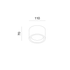 ΓΥΨΙΝΟ ΣΤΡΟΓΓΥΛΟ Φ/Σ ΟΡΟΦΗΣ ΦΥΣΙΚΟ 110*80 GENI 1*GX5 - ledmania.gr