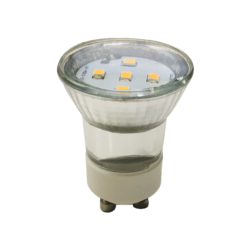 LED SMD GU10 MINI 3W 6000K 230V AC 280LM RA80 30000H 120° GLASS