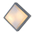 ΠΛΑΦΟΝΙΕΡΑ ΤΕΤΡΑΓΩΝΗ ΓΚΡΙ ΟΠΑΛ PC E27 2X18W IP54 - ledmania.gr