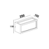 ΑΠΛΙΚΑ ΟΡΘΟΓΩΝΙΑ 3 ΟΨΕΩΝ ΦΩΤΙΣΜΟΥ E27 18W IP54 RAL7016M - ledmania.gr