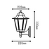 LANTERN HEXAGON RUST E27 UP - ledmania.gr