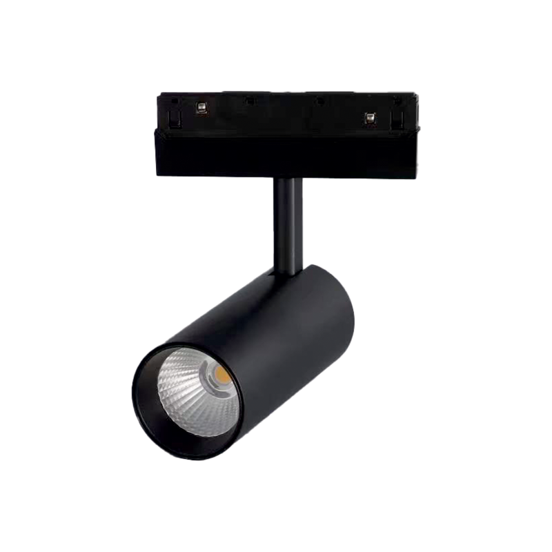 ΜΑΥΡΟ ΜΑΤ ΜΑΓΝΗΤΙΚΟ ΣΠΟΤ 48V DC 7W 4000K 600LM 36° OSRAM RA90 Φ50*90MM - ledmania.gr