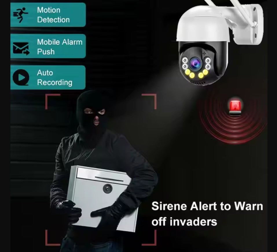 ICSee 4MP Αδιάβροχη CCTV Dome Security Smart Home Surveillance Εξωτερική Ασύρματη Κάμερα Δικτύου Wifi HD IP - ledmania.gr