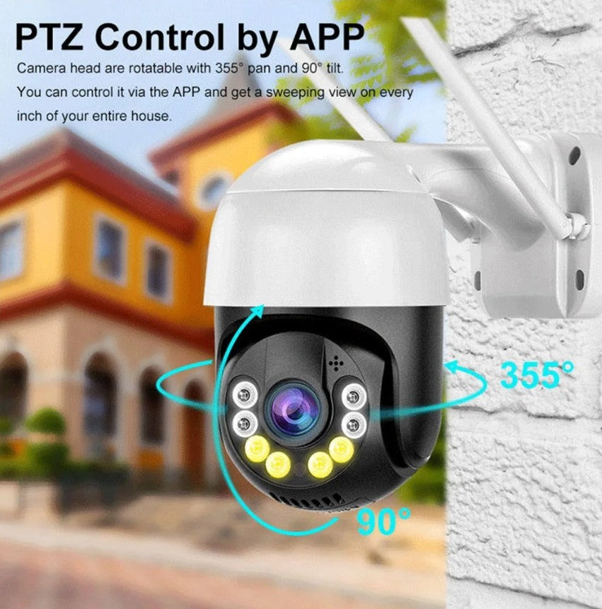 ICSee 4MP Αδιάβροχη CCTV Dome Security Smart Home Surveillance Εξωτερική Ασύρματη Κάμερα Δικτύου Wifi HD IP - ledmania.gr
