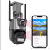 6Mp W-Fi Smart camera ICSEE APP με 2 Φακούς και συναγερμό-Ανίχνευση ανθρώπου A,I-Αδιάβροχη-Ανθεκτική σε βανδαλισμούς - ledmania.gr