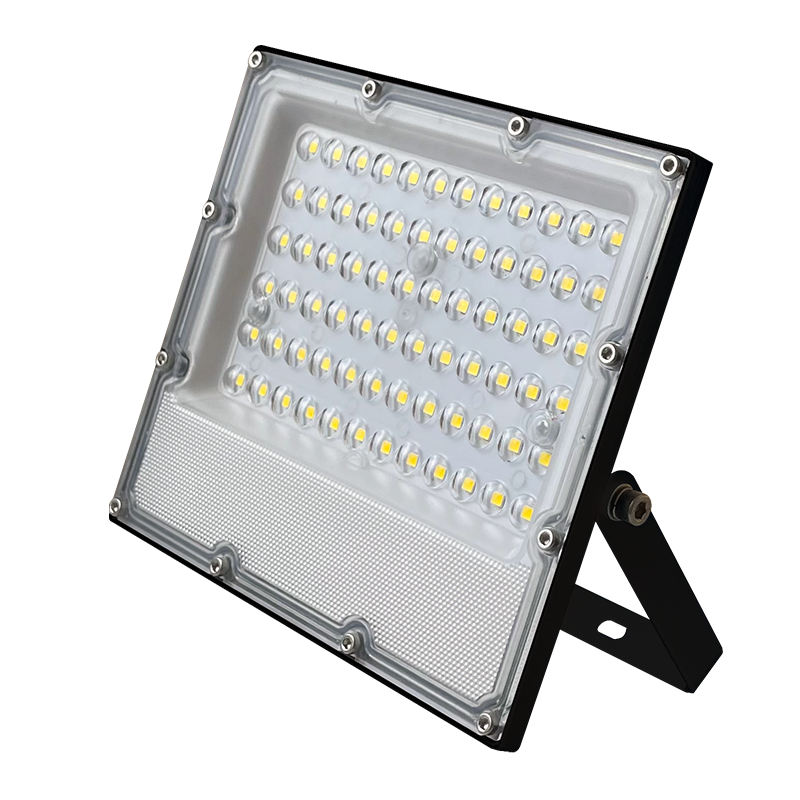 LED SMD BLACK FLOOD LUMINAIRE IP65 30W 3000K 3450Lm 100-277V AC RA80 IK08 5YRS BREATHING VALUE