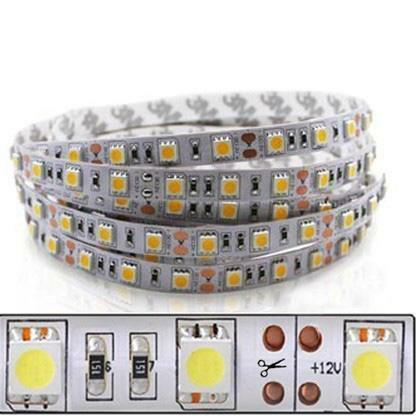 ΒΥΘΙΖΟΜΕΝΗ ΤΑΙΝIA LED 12V DC 14.4W/m 60 LED/m 5050 ΘΕΡΜΟ IP68 ΣΤΕΓΑΝΗ-(Τιμή μέτρου) - ledmania.gr