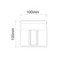 LED COB WALL LUMINAIRE 6W 435LM 0-120° 230VAC 3.000K DARK GREY CRI80 IP54 30.000HRS - ledmania.gr