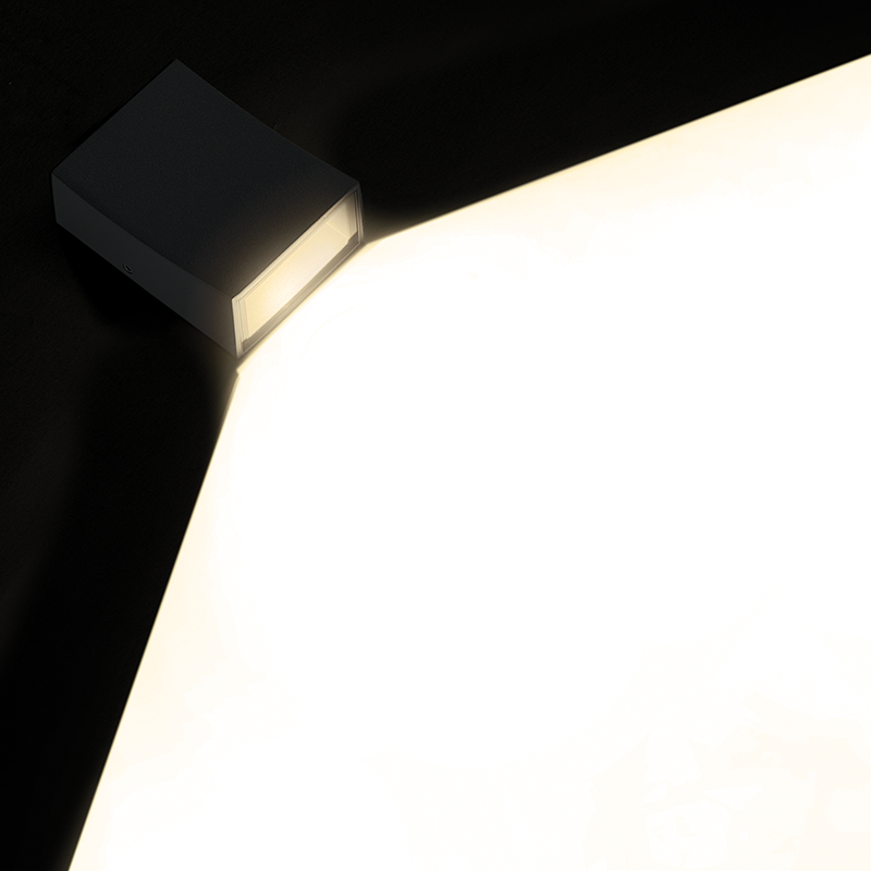 ^LED HP WALL LUMINAIRE 3W 110LM 89° 230V AC 3.000K DARK GREY CRI80 IP65 30.000HRS - ledmania.gr