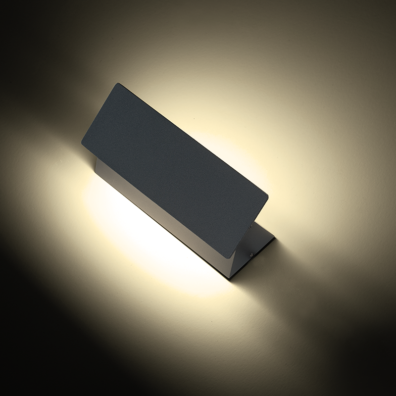 LED SMD WALL LUMINAIRE 7W 210LM 190° 230V AC 3.000K DARK GREY CRI80 IP54 30.000HRS - ledmania.gr