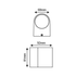 ^GU10 WALL LUMINAIRE 230V AC MATT WHITE IP65 MAX.35W - ledmania.gr