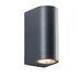 GU10 WALL LUMINAIRE 230V AC DARK GREY IP65 MAX.2X35W - ledmania.gr