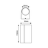 GU10 WALL LUMINAIRE 230V AC DARK GREY IP65 MAX.2X35W - ledmania.gr