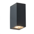 GU10 WALL LUMINAIRE 230V AC DARK GREY IP65 MAX.2X35W - ledmania.gr