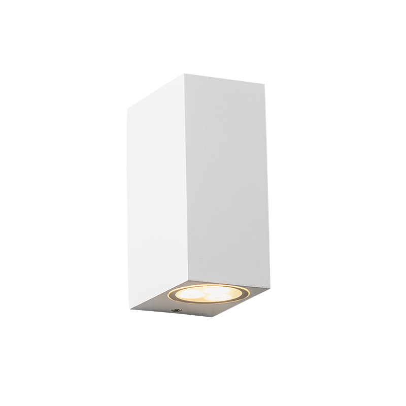 GU10 WALL LUMINAIRE 230V AC MATT WHITE IP65 MAX.2X35W - ledmania.gr