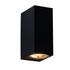 GU10 WALL LUMINAIRE 230V AC SAND BLACK IP65 MAX.2X35W - ledmania.gr