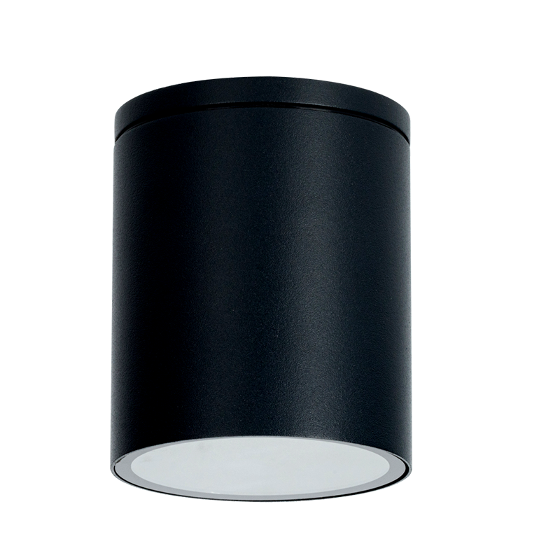 GU10  ROUND CEILING LUMINAIRE 230V AC BLACK IP65 GU10 MAX.35W - ledmania.gr
