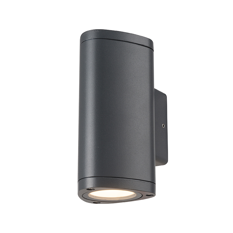 ^LED HP WALL LUMINAIRE 6W 300LM 50° 230V AC 3.000K DARK GREY CRI80 IP54 30.000HRS