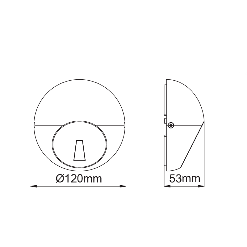 ^LED SMD WALL LUMINAIRE 4W 30LM 18° 230V AC 3.000K DARK GREY CRI80 IP65 30.000HRS - ledmania.gr