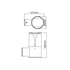 E27 WALL LUMINAIRE 230V AC DARK GREY IP54 MAX.23W - ledmania.gr