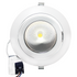 WHITE LED RECESSED MOVABLE LUMINAIRE 30W 3000K 60° 3400LM 230V Ra80