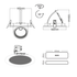 WHITE LED RECESSED MOVABLE LUMINAIRE 30W 4000K 60° 3600LM 230VAC Ra80 5YRS - ledmania.gr