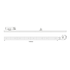 WHITE LED LINEAR MOVABLE TRACK LUMINAIRE 40W 4000K 3-PHASE 90° 5600LM 230V AC Ra90 L1144MM MM 5YRS - ledmania.gr