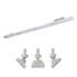 WHITE LED LINEAR MOVABLE TRACK LUMINAIRE 40W 4000K 3-PHASE 90° 5600LM 230V AC Ra90 L1144MM MM 5YRS - ledmania.gr