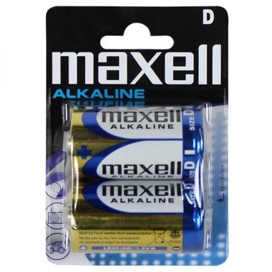MAXELL LR20 D ALKALINE 2BL