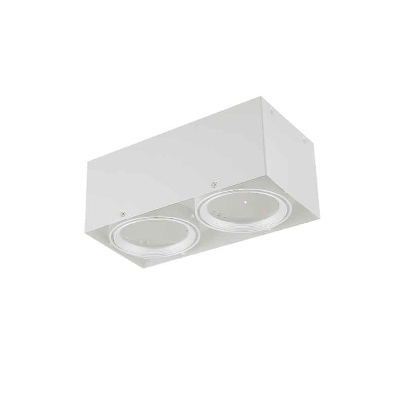 ^  ΣΠΟΤ ΟΡΟΦΗΣ AR111 ΔΙΠΛΟ ΛΕΥΚΟ 150x300x120 - ledmania.gr