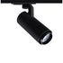 SAND BLACK LED ZOOMABLE TRACK LUMINAIRE 15W 3000K 1-PHASE 20-50° 1450LM MAX. 230V AC Ra80 5YRS - ledmania.gr