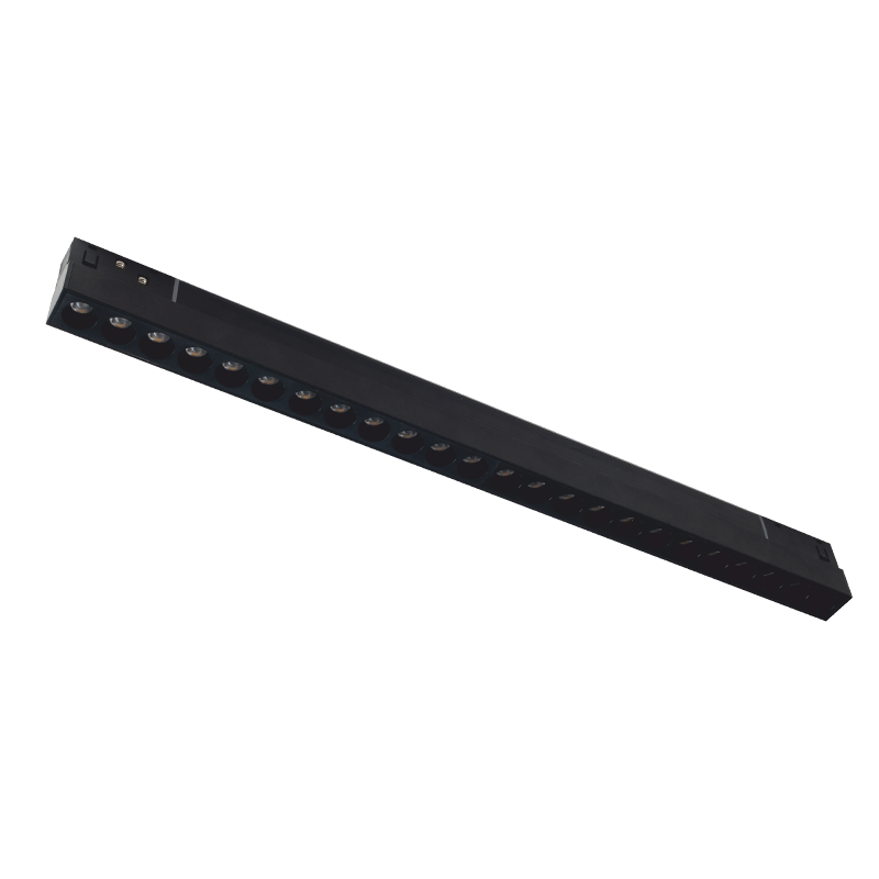 ΜΑΥΡΟ ΜΑΤ ΜΑΓΝΗΤΙΚΟ ΓΡΑΜΜΙΚΟ ΦΩΤΙΣΤΙΚΟ 48V DC 24W 3000K 2050LM 36° OSRAM RA90 L436MM - ledmania.gr