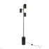ΔΑΠΕΔΟΥ ΜΑΥΡΟ ΜΕΤΑΛΛΟ D15*H165cm 3ΧΕ27 KENNETH - ledmania.gr