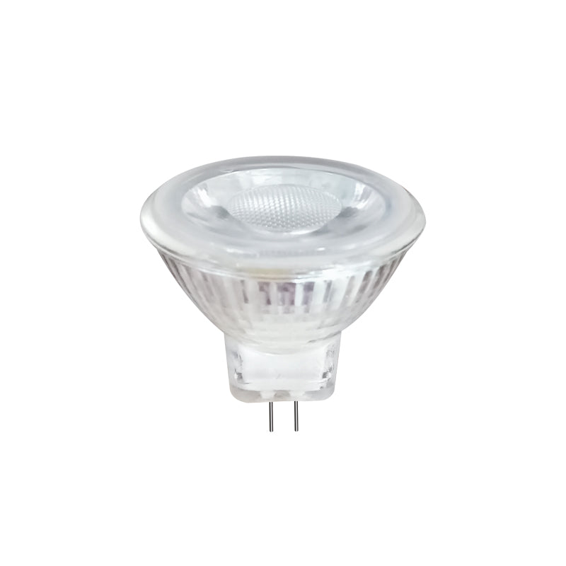 LED SMD G4 MR11 2,5W 3000K 12V AC/DC 200LM RA80 30000H 30° GLASS