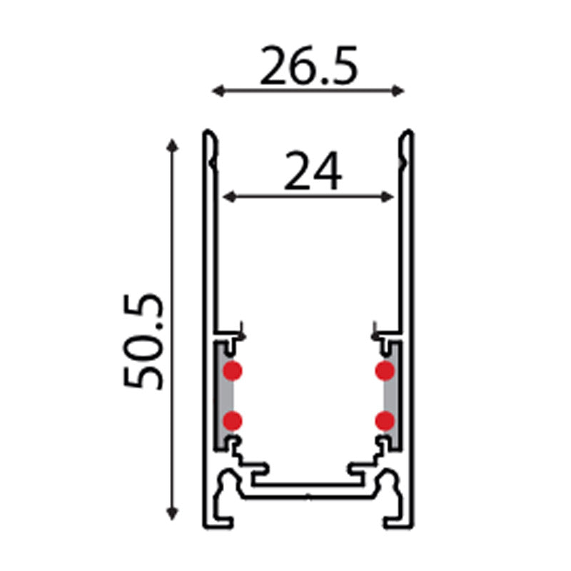ΜΑΓΝΗΤΙΚΗ ΡΑΓΑ ΟΡΟΦΗΣ/ΚΡΕΜΑΣΤΗ 48V DC 1Μ ΜΑΥΡΗ ΜΑΤ
