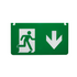 DOUBLE SIDE SIGN DOWN ARROW FOR MYA EMERGENCY LUMINAIRE - ledmania.gr
