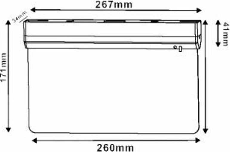 DOUBLE SIDE SIGN "RIGHT/LEFT" FOR MYA EMERGENCY LUMINAIRE