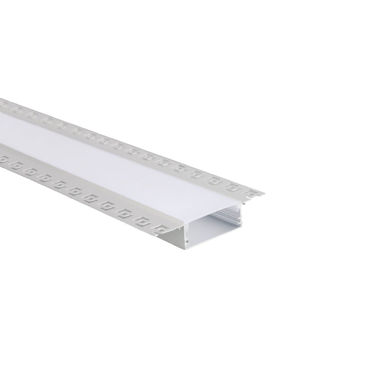 TEXA ALUMINUM PROFILE WITH OPAL PC DIFFUSER 2m/pc-(Τιμή Μέτρου) - ledmania.gr