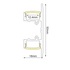 UPDOWN ALUMINUM PROFILE P50N WITH OPAL PC DIFFUSER 2m/pc-(Τιμή Μέτρου) - ledmania.gr