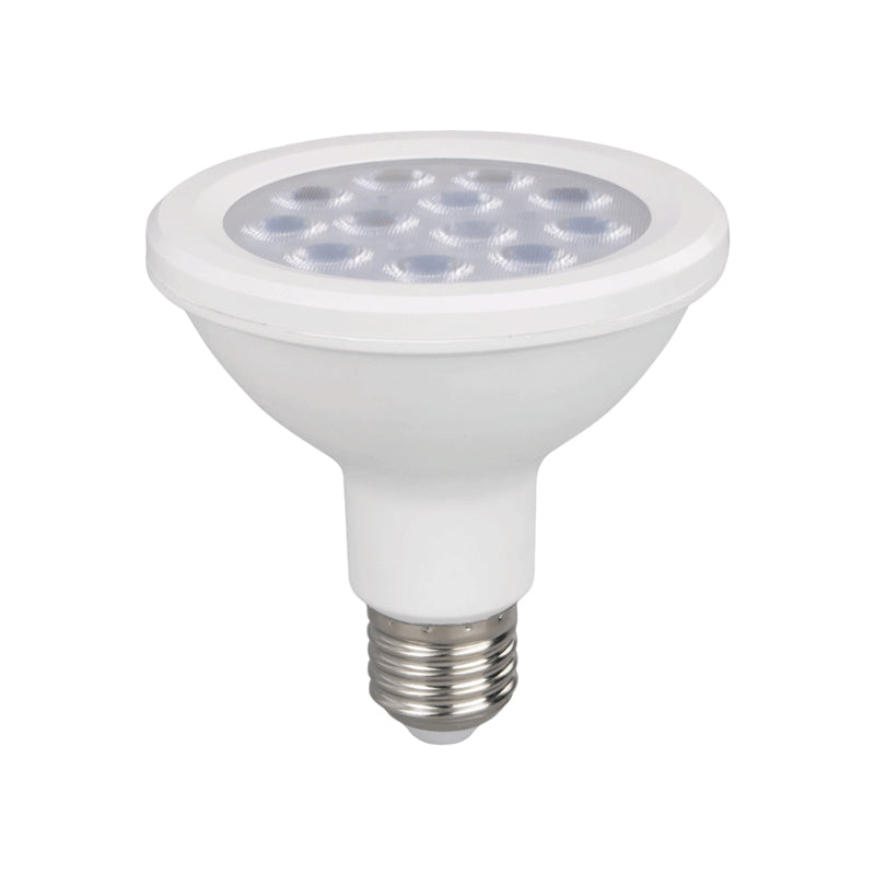 LED SMD E27 DIM PAR30 13W 3000K 1000LM 230V AC RA80 30000H 38° - ledmania.gr